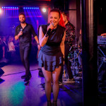 Close Up of Alter Ego Band singer in Gold Felicia Bitola