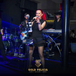 Alter Ego Band singing in Gold Felicia Bitola